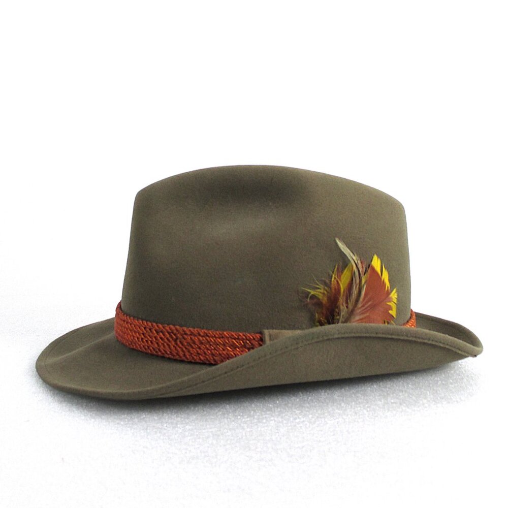 VINTAGE DOBBS FUR FELT FEDORA
